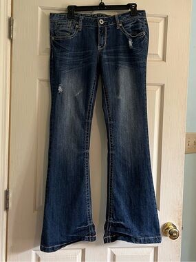 Red Camel Dark Blue Flare Jeans